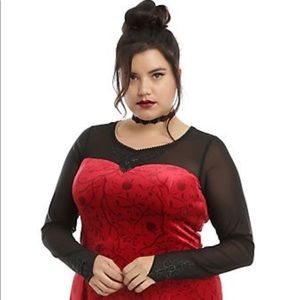 Plus Size Once Upon a Time Regina Red Dres